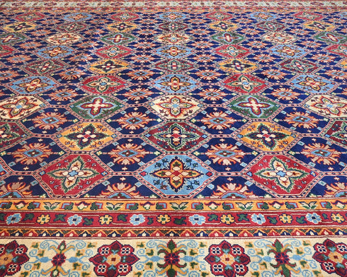 8x11 Yousafi Multicolor Afghan Hand Knotted Wool Area Rug